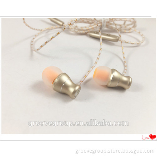good quality metal earphone can do with mic metal body earphone eadbud